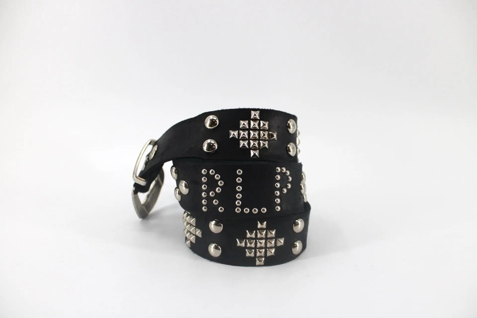 For The High End Studded Leather Belt